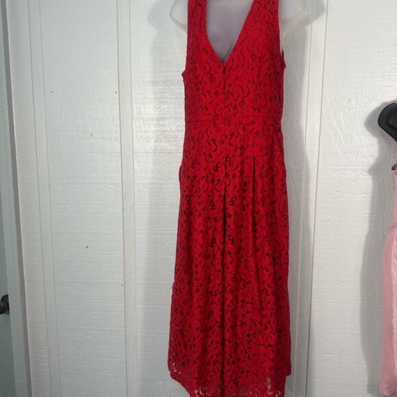 Anthropologie Jaeda Lace Wide-Leg Jumpsuit Moulinette Soeurs Size 8 EUC - Picture 3 of 10